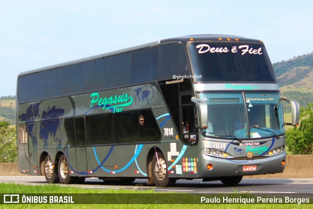 Pegasus Tur Turismo 7014 na cidade de Roseira, São Paulo, Brasil, por Paulo Henrique Pereira Borges. Número da foto: #11871536.