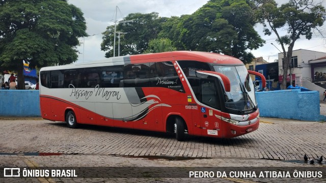 Empresa de Ônibus Pássaro Marron 5932 na cidade de Atibaia, São Paulo, Brasil, por PEDRO DA CUNHA ATIBAIA ÔNIBUS. ID da foto: 11869661.