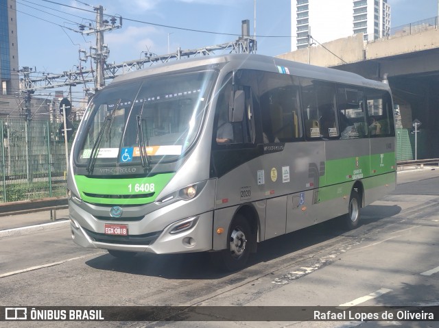 Transcooper > Norte Buss 1 6408 na cidade de São Paulo, São Paulo, Brasil, por Rafael Lopes de Oliveira. Número da foto: #11869678.