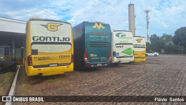 Empresa Gontijo de Transportes 17245 na cidade de Ribeirão Preto, São Paulo, Brasil, por Flávio  Santos. ID da foto: 11869713.