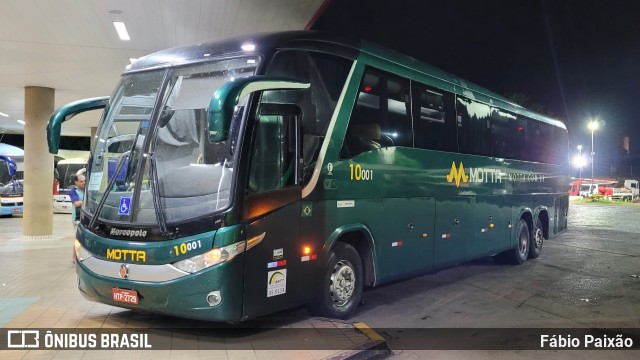 Viação Motta 10001 na cidade de Uberaba, Minas Gerais, Brasil, por Fábio Paixão. ID da foto: 11870675.