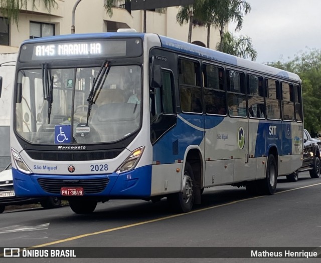 Transporte Urbano São Miguel 2028 na cidade de Uberlândia, Minas Gerais, Brasil, por Matheus Henrique. Número da foto: #11870369.