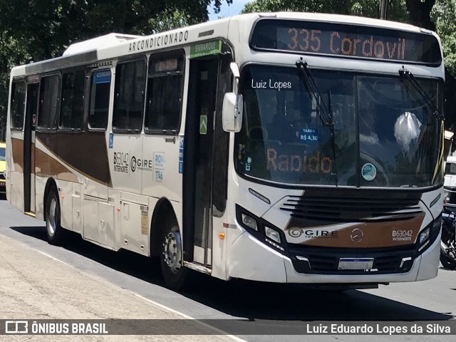 Erig Transportes > Gire Transportes B63042 na cidade de Rio de Janeiro, Rio de Janeiro, Brasil, por Luiz Eduardo Lopes da Silva. Número da foto: #11871384.
