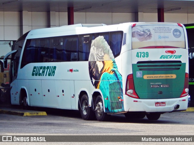 Eucatur - Empresa União Cascavel de Transportes e Turismo 4739 na cidade de Sombrio, Santa Catarina, Brasil, por Matheus Vieira Mortari. Número da foto: #11870598.