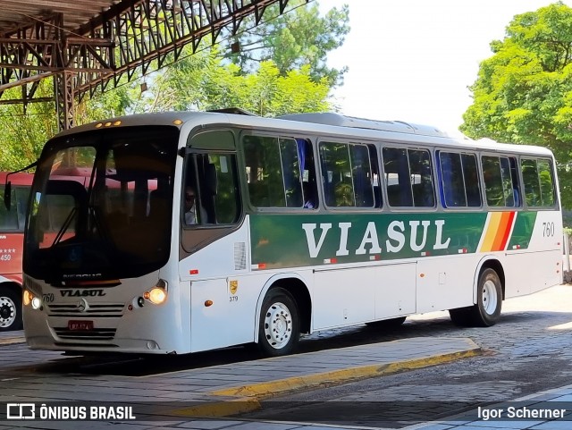 Viasul - Auto Viação Venâncio Aires 760 na cidade de Lajeado, Rio Grande do Sul, Brasil, por Igor Scherner. ID da foto: 11869783.