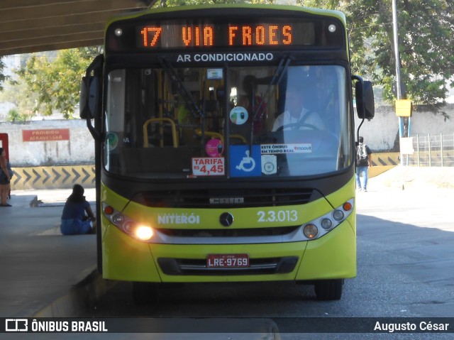 Expresso Miramar 2.3.013 na cidade de Niterói, Rio de Janeiro, Brasil, por Augusto César. ID da foto: 11870401.