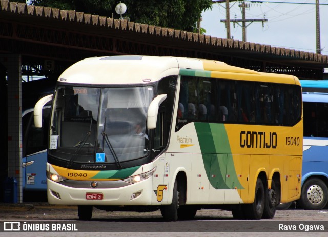 Empresa Gontijo de Transportes 19040 na cidade de Vitória da Conquista, Bahia, Brasil, por Rava Ogawa. ID da foto: 11870238.