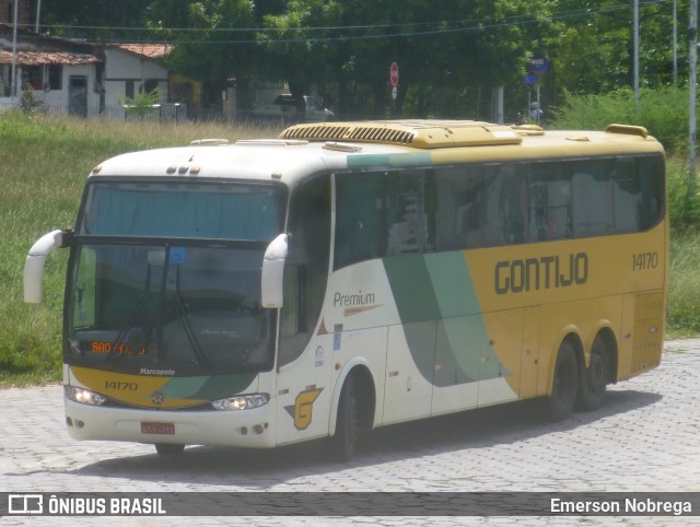 Empresa Gontijo de Transportes 14170 na cidade de João Pessoa, Paraíba, Brasil, por Emerson Nobrega. ID da foto: 11874345.