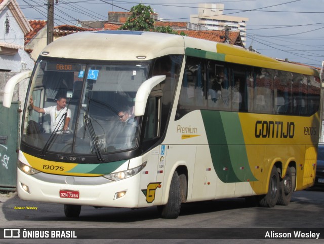 Empresa Gontijo de Transportes 19075 na cidade de Fortaleza, Ceará, Brasil, por Alisson Wesley. ID da foto: 11873384.