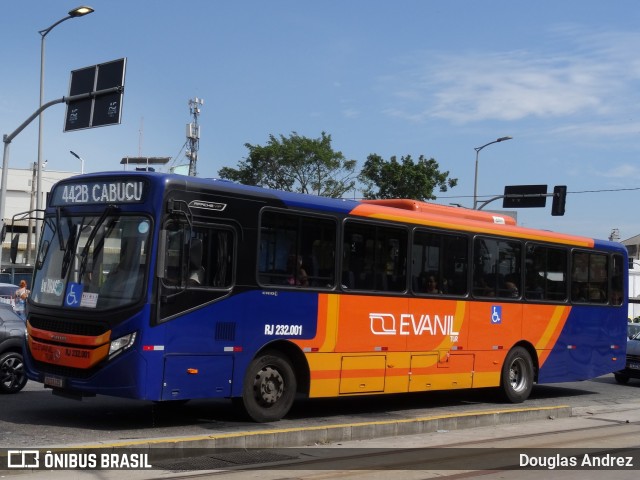 Evanil Transportes e Turismo RJ 232.001 na cidade de Rio de Janeiro, Rio de Janeiro, Brasil, por Douglas Andrez. Número da foto: #11873106.