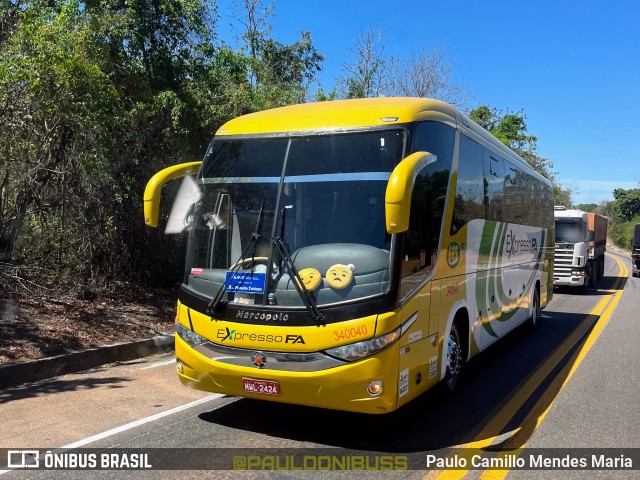 Expresso FA 340040 na cidade de Gurupi, Tocantins, Brasil, por Paulo Camillo Mendes Maria. Número da foto: #11873063.