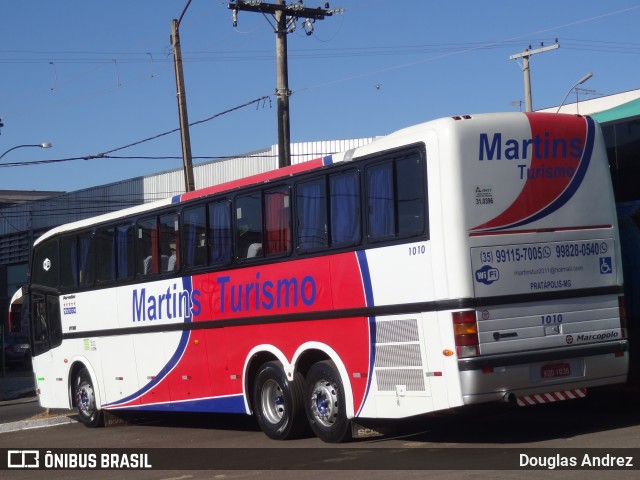 Martins Turismo 1010 na cidade de Trindade, Goiás, Brasil, por Douglas Andrez. Número da foto: #11873517.