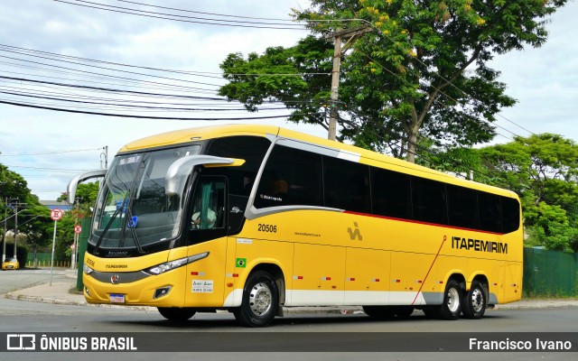 Viação Itapemirim 20506 na cidade de São Paulo, São Paulo, Brasil, por Francisco Ivano. ID da foto: 11873790.