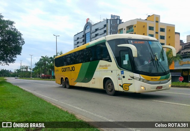 Empresa Gontijo de Transportes 18710 na cidade de Ipatinga, Minas Gerais, Brasil, por Celso ROTA381. ID da foto: 11874681.