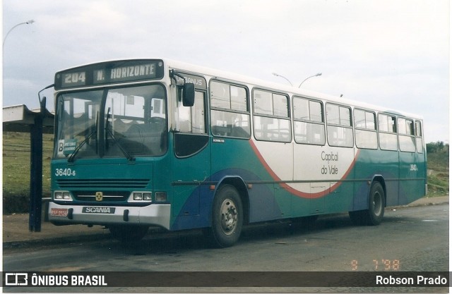 Viação Capital do Vale 3640 na cidade de São José dos Campos, São Paulo, Brasil, por Robson Prado. ID da foto: 11876435.