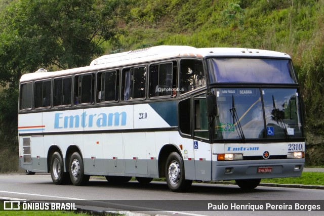 Emtram 2310 na cidade de Barra do Piraí, Rio de Janeiro, Brasil, por Paulo Henrique Pereira Borges. ID da foto: 11876782.