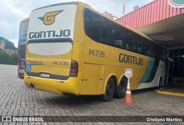 Empresa Gontijo de Transportes 14735 na cidade de Limeira, São Paulo, Brasil, por Cristiano Martins. Número da foto: #11875740.