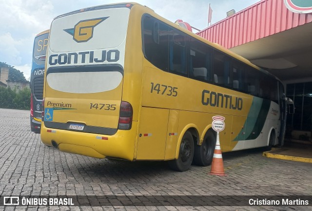 Empresa Gontijo de Transportes 14735 na cidade de Limeira, São Paulo, Brasil, por Cristiano Martins. ID da foto: 11875740.