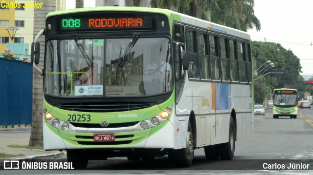 HP Transportes Coletivos 20253 na cidade de Goiânia, Goiás, Brasil, por Carlos Júnior. Número da foto: #11876929.