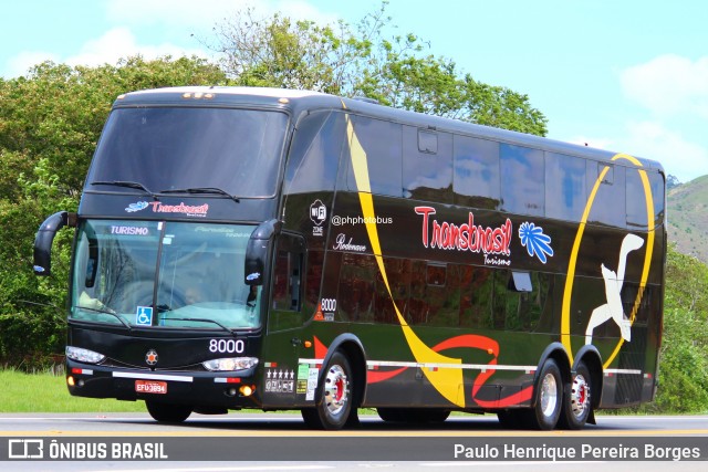 Transbrasil Turismo 8000 na cidade de Barra do Piraí, Rio de Janeiro, Brasil, por Paulo Henrique Pereira Borges. Número da foto: #11876751.