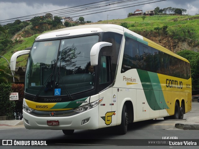Empresa Gontijo de Transportes 18685 na cidade de Belo Horizonte, Minas Gerais, Brasil, por Lucas Vieira. Número da foto: #11876942.