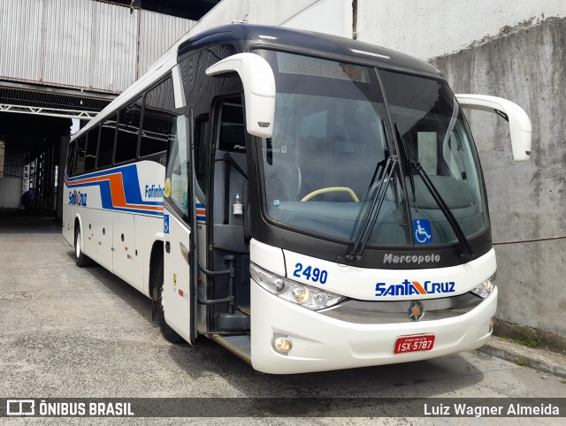 VUSC - Viação União Santa Cruz 2490 na cidade de Porto Alegre, Rio Grande do Sul, Brasil, por Luiz Wagner Almeida. ID da foto: 11875384.