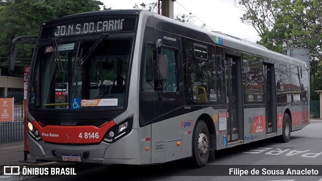 Express Transportes Urbanos Ltda 4 8146 na cidade de São Paulo, São Paulo, Brasil, por Filipe de Sousa Anacleto. ID da foto: 11874696.