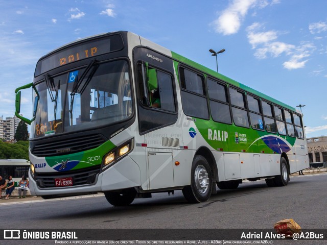 Ralip Transportes Rodoviários 3001 na cidade de São Paulo, São Paulo, Brasil, por Adriel Alves - @A2Bus. ID da foto: 11876163.