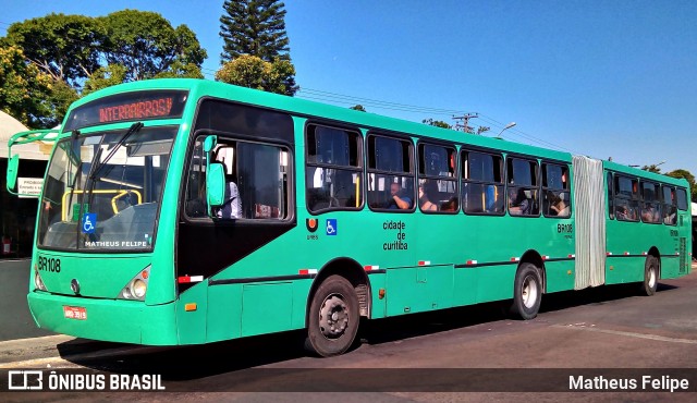 Transporte Coletivo Glória BR108 na cidade de Curitiba, Paraná, Brasil, por Matheus Felipe. ID da foto: 11874577.