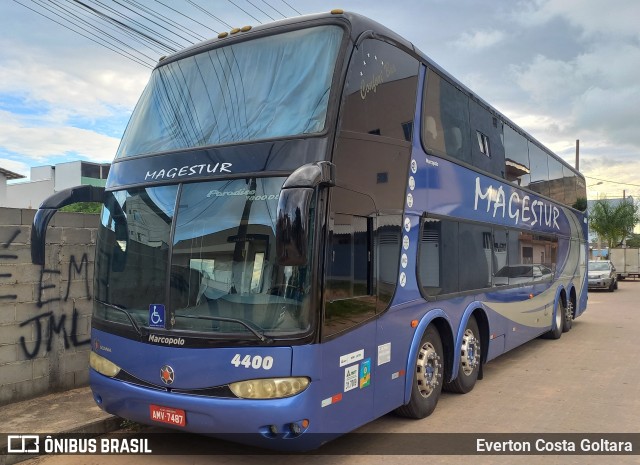 Magestur 4400 na cidade de Piúma, Espírito Santo, Brasil, por Everton Costa Goltara. ID da foto: 11874873.