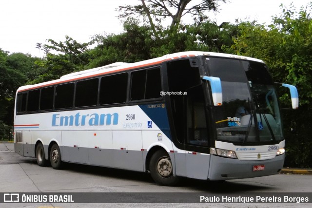 Emtram 2960 na cidade de São Paulo, São Paulo, Brasil, por Paulo Henrique Pereira Borges. Número da foto: #11876792.