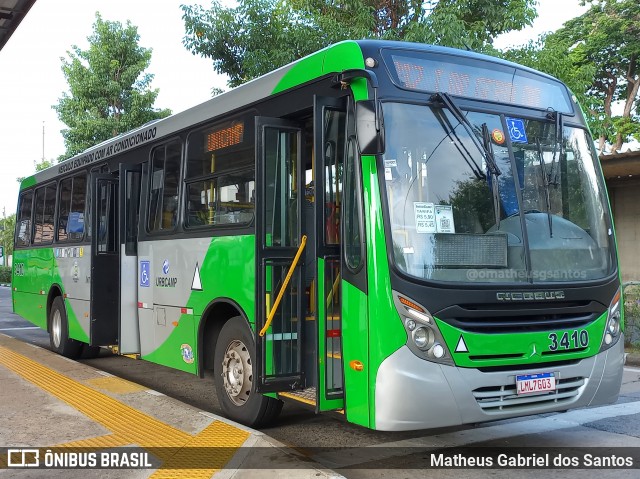 VB Transportes e Turismo 3410 na cidade de Campinas, São Paulo, Brasil, por Matheus Gabriel dos Santos. ID da foto: 11874615.