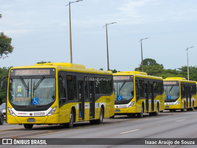 Viação Pioneira 233358 na cidade de Brasília, Distrito Federal, Brasil, por Isaac Araújo de Souza. Número da foto: #11875163.