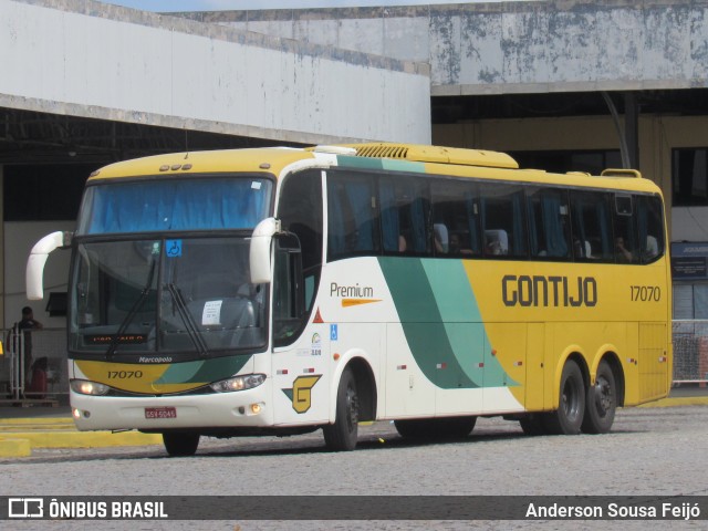 Empresa Gontijo de Transportes 17070 na cidade de Campos dos Goytacazes, Rio de Janeiro, Brasil, por Anderson Sousa Feijó. ID da foto: 11879941.