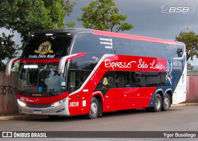 Expresso São Luiz 10210 na cidade de Brasília, Distrito Federal, Brasil, por Ygor Busólogo. Número da foto: #11879206.