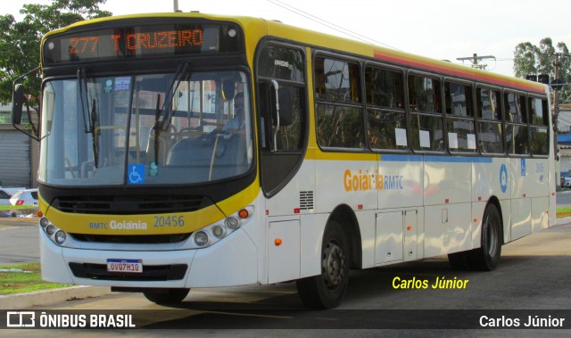 HP Transportes Coletivos 20456 na cidade de Goiânia, Goiás, Brasil, por Carlos Júnior. Número da foto: #11878928.