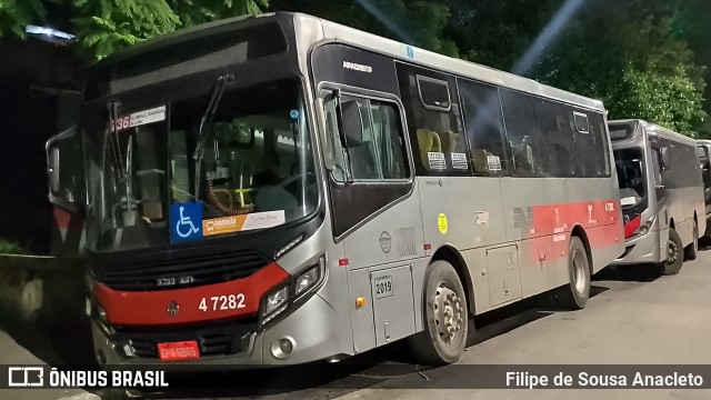 Pêssego Transportes 4 7282 na cidade de São Paulo, São Paulo, Brasil, por Filipe de Sousa Anacleto. Número da foto: #11878546.