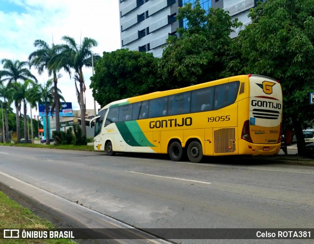 Empresa Gontijo de Transportes 19055 na cidade de Ipatinga, Minas Gerais, Brasil, por Celso ROTA381. ID da foto: 11878965.