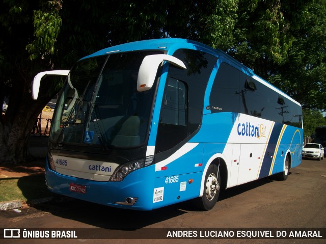 Cattani Sul Transportes e Turismo 41685 na cidade de Campo Grande, Mato Grosso do Sul, Brasil, por ANDRES LUCIANO ESQUIVEL DO AMARAL. ID da foto: 11877811.