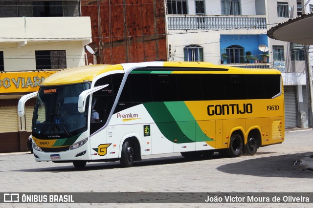 Empresa Gontijo de Transportes 19610 na cidade de Manhuaçu, Minas Gerais, Brasil, por João Victor Moura de Oliveira. ID da foto: 11880183.