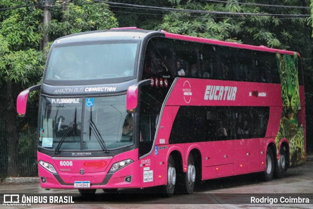 Eucatur - Empresa União Cascavel de Transportes e Turismo 6006 na cidade de São Paulo, São Paulo, Brasil, por Rodrigo Coimbra. ID da foto: 11878534.