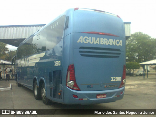 Viação Águia Branca 32810 na cidade de Piritiba, Bahia, Brasil, por Mario dos Santos Nogueira Junior. ID da foto: 11877526.