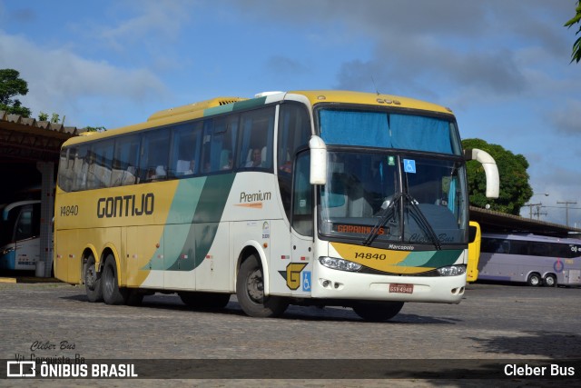 Empresa Gontijo de Transportes 14840 na cidade de Vitória da Conquista, Bahia, Brasil, por Cleber Bus. ID da foto: 11879738.