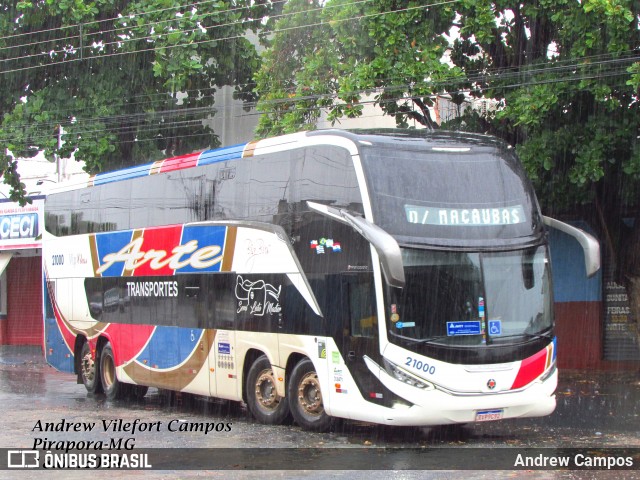 Arte Transportes e Turismo 21000 na cidade de Pirapora, Minas Gerais, Brasil, por Andrew Campos. Número da foto: #11879687.