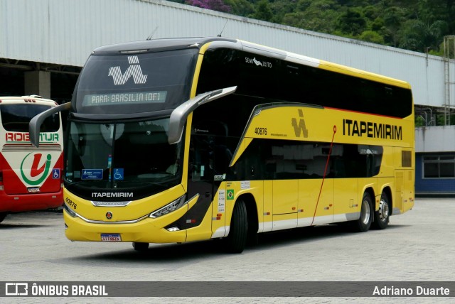 Viação Nova Itapemirim 40876 na cidade de Petrópolis, Rio de Janeiro, Brasil, por Adriano Duarte. Número da foto: #11879679.