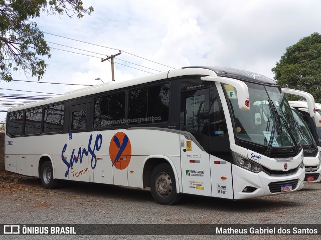 Sango Transportes Turísticos 2102 na cidade de Campinas, São Paulo, Brasil, por Matheus Gabriel dos Santos. Número da foto: #11882051.