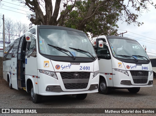 Sango Transportes Turísticos 2401 na cidade de Campinas, São Paulo, Brasil, por Matheus Gabriel dos Santos. Número da foto: #11882016.