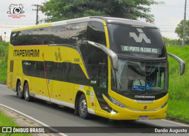 Viação Nova Itapemirim 40886 na cidade de Campinas, São Paulo, Brasil, por Danilo Augusto. Número da foto: #11881479.