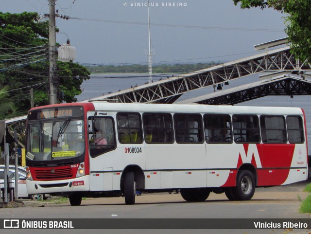 Rondônia Transportes 0108034 na cidade de Manaus, Amazonas, Brasil, por Vinicius Ribeiro. Número da foto: #11881115.