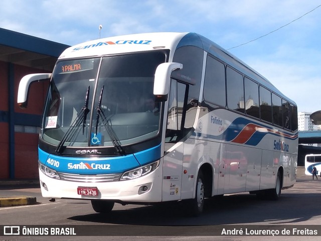 VUSC - Viação União Santa Cruz 4010 na cidade de Porto Alegre, Rio Grande do Sul, Brasil, por André Lourenço de Freitas. ID da foto: 11881486.